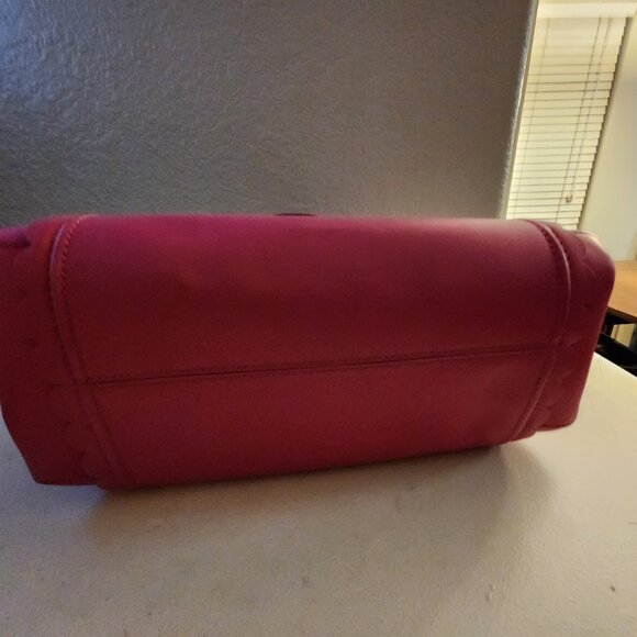 Nwot Kate Spade NY Linzi Pink Leather Scalloped Satchel Tote Purse - Picture 7 of 14